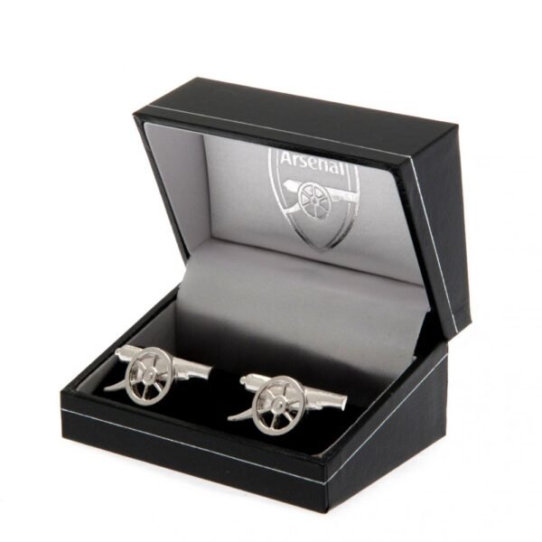 Official Arsenal FC Sterling Silver Cannon Cufflinks Official Arsenal FC Sterling Silver Cannon Cufflinks