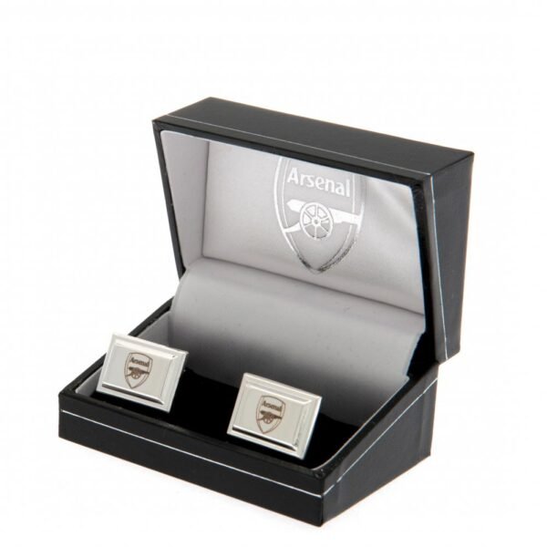 Official Arsenal FC Silver Plated Cufflinks Official Arsenal FC Silver Plated Cufflinks