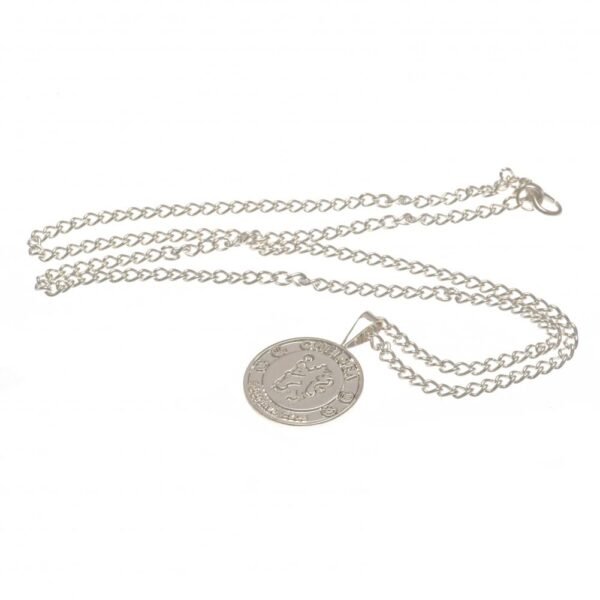 Official Chelsea FC Silver Plated Pendant & Chain XL Official Chelsea FC Silver Plated Pendant & Chain XL