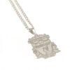 Official Liverpool FC Silver Plated Pendant & Chain XL Official Liverpool FC Silver Plated Pendant & Chain XL