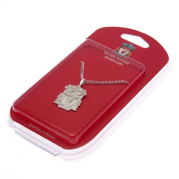 Official Liverpool FC Silver Plated Pendant & Chain XL Official Liverpool FC Silver Plated Pendant & Chain XL