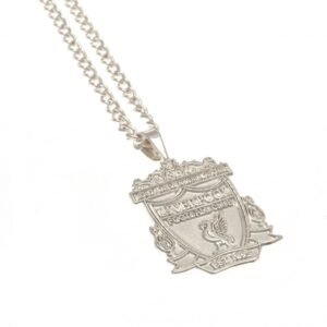 Official Liverpool FC Silver Plated Pendant & Chain XL Official Liverpool FC Silver Plated Pendant & Chain XL
