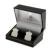 Official Liverpool FC Silver Plated Formed Crest Cufflinks Official Liverpool FC Silver Plated Formed Crest Cufflinks