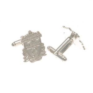 Official Liverpool FC Silver Plated Formed Crest Cufflinks Official Liverpool FC Silver Plated Formed Crest Cufflinks
