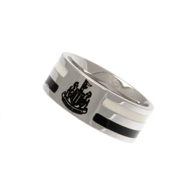Official Newcastle United FC Colour Stripe Ring Small Official Newcastle United FC Colour Stripe Ring Small