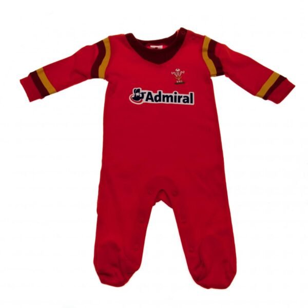 Official Wales RU Sleepsuit 12-18 Months Official Wales RU Sleepsuit 12-18 Months