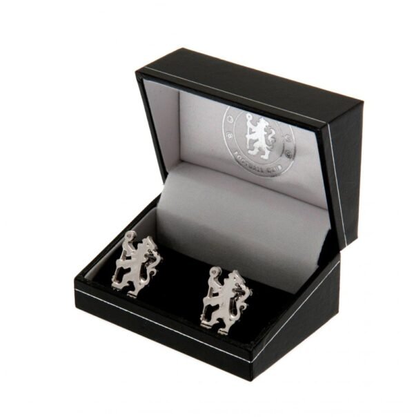 Official Chelsea FC Sterling Silver Lion Cufflinks Official Chelsea FC Sterling Silver Lion Cufflinks