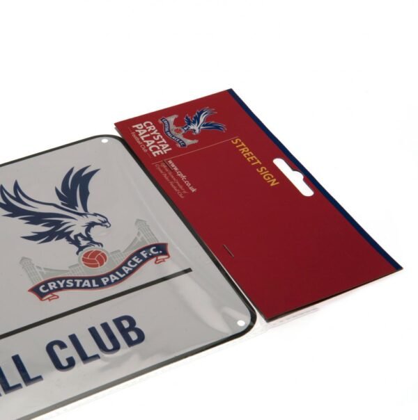 Official Crystal Palace FC White Street Sign Official Crystal Palace FC White Street Sign