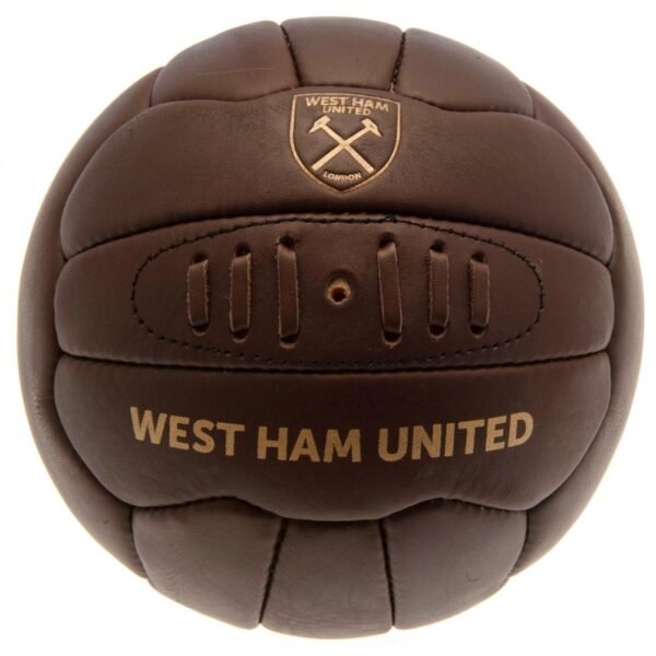 Official West Ham United FC Retro Heritage Football