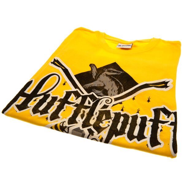 TM-00007-Harry-Potter-Hufflepuff-T-Shirt-Junior-1 Official Harry Potter 7-8 Years Hufflepuff T Shirt Junior