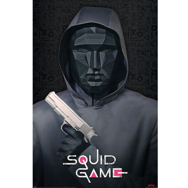 TM-00035-Squid-Game-Poster-Mask-Man-266 Official Squid Game Poster Mask Man 266