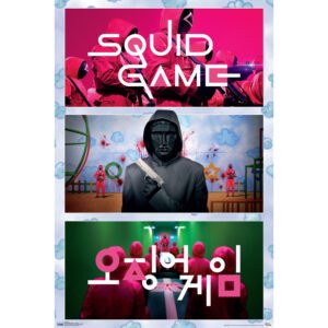 Official Squid Game Poster Collage 81