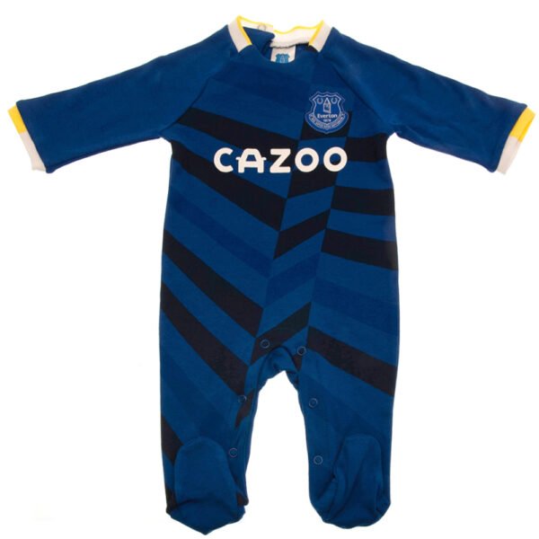 TM-00108-Everton-FC-Sleepsuit Official Everton FC 9-12 Months Sleepsuit