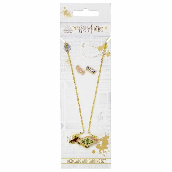 TM-00137-Harry-Potter-Gold-Plated-Necklace-Earrings-Honeydukes-1 Official Harry Potter Gold Plated Honeydukes Necklace & Earrings