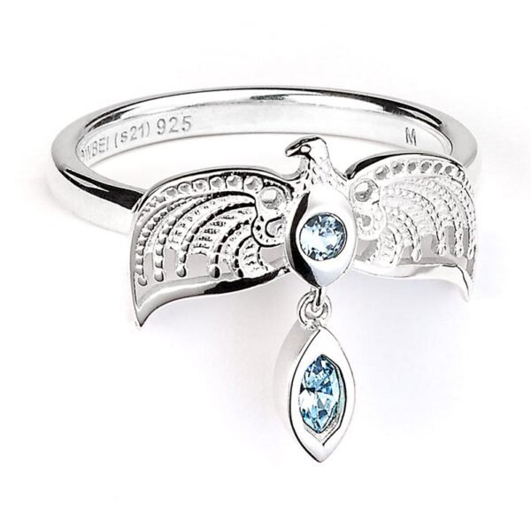 TM-00238-Harry-Potter-Sterling-Silver-Crystal-Ring-Diadem Official Harry Potter Sterling Silver Diadem Crystal Ring Small