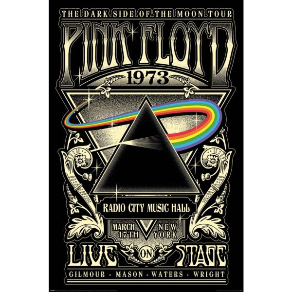 TM-00286-Pink-Floyd-Poster-1973-78 Official Pink Floyd Poster 1973 78