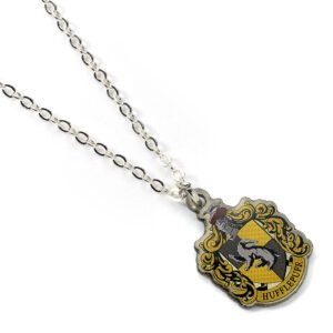 TM-00360-Harry-Potter-Silver-Plated-Necklace-Hufflepuff Official Harry Potter Silver Plated Hufflepuff Necklace