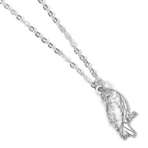 TM-00361-Harry-Potter-Silver-Plated-Necklace-Hedwig-Owl Official Harry Potter Silver Plated Hedwig Owl Necklace