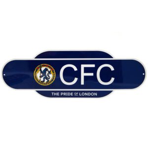 TM-00396-Chelsea-FC-Colour-Retro-Sign Official Chelsea FC Colour Retro Sign