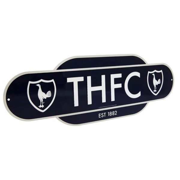 TM-00400-Tottenham-Hotspur-FC-Colour-Retro-Sign-1 Official Tottenham Hotspur FC Colour Retro Sign