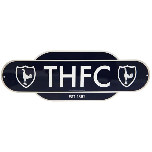 TM-00400-Tottenham-Hotspur-FC-Colour-Retro-Sign Official Tottenham Hotspur FC Colour Retro Sign