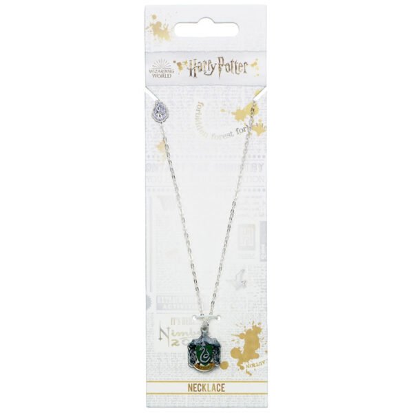 Official Harry Potter Silver Plated Slytherin Necklace