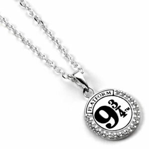Official Harry Potter Sterling Silver 9 & 3 Quarters Crystal Necklace