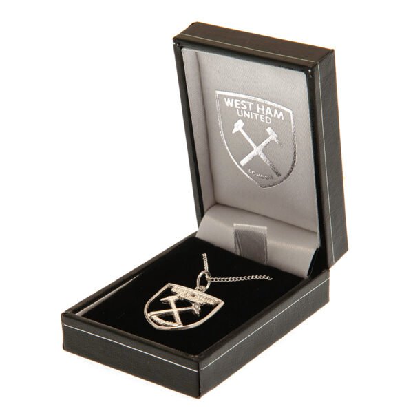 Official West Ham United FC Sterling Silver Pendant & Chain