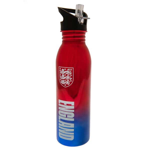 Official England UV Metallic Drinks Bottle
