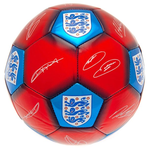 TM-00555-England-FA-Football-Signature-RB-2 Official England Red & Blue Signature Football