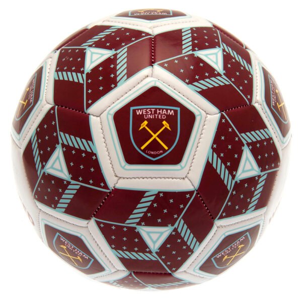 TM-00570-West-Ham-United-FC-Football-Size-3-HX-2 Official West Ham United FC Hex Size 3 Football