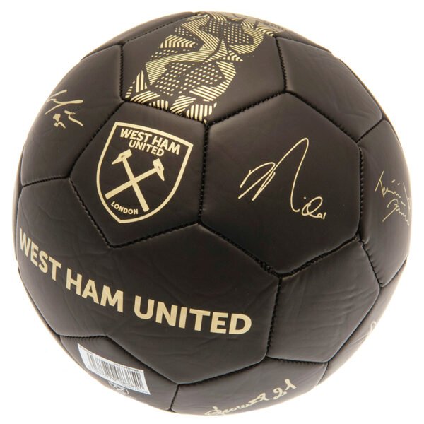 TM-00579-West-Ham-United-FC-Football-Signature-Gold-PH-1 Official West Ham United FC Sig Gold Phantom Football