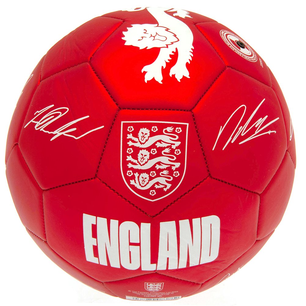 Official England Sig Red Phantom Football