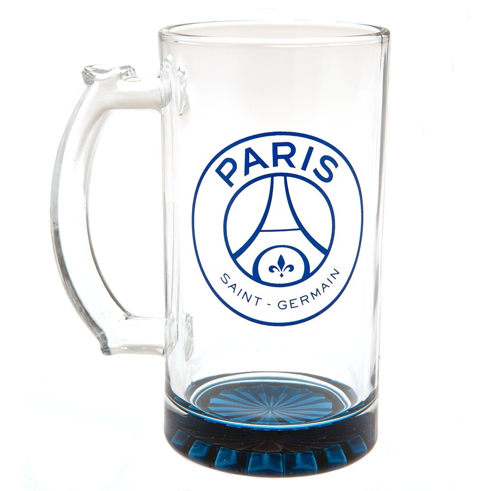 TM-00639-Paris-Saint-Germain-FC-Stein-Glass-Tankard Official Paris Saint Germain FC Stein Glass Tankard