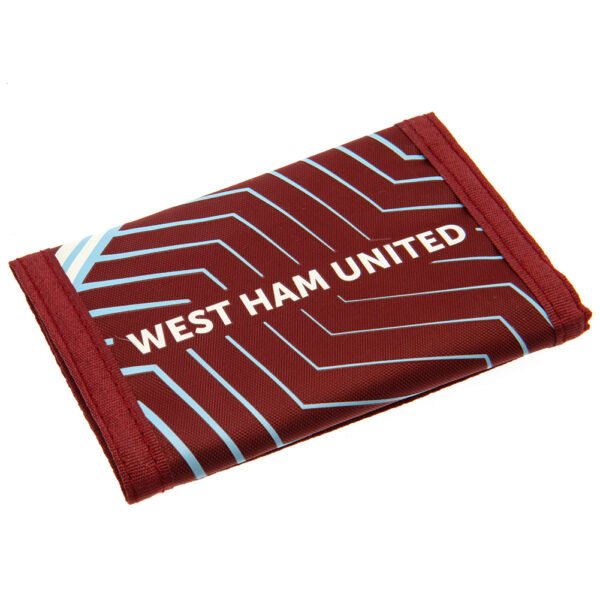 TM-00750-West-Ham-United-FC-Nylon-Wallet-FS-2 Official West Ham United FC Flash Wallet