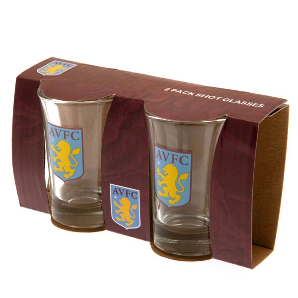 TM-00890-Aston-Villa-FC-2pk-Shot-Glass-Set-3 Official Aston Villa FC 2pk Shot Glass Set