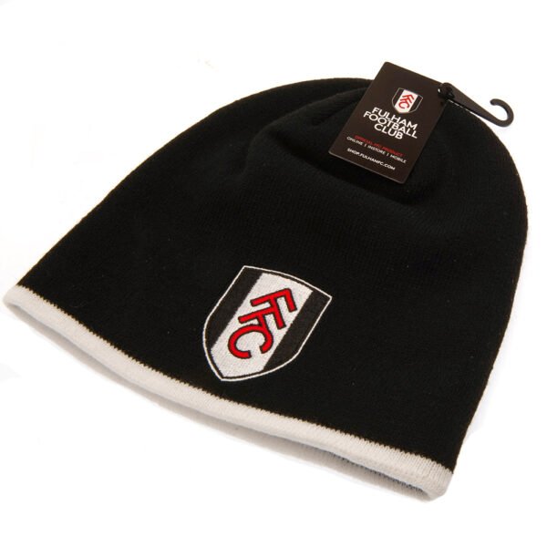 TM-00897-Fulham-FC-Beanie-2 Official Fulham FC Black Beanie