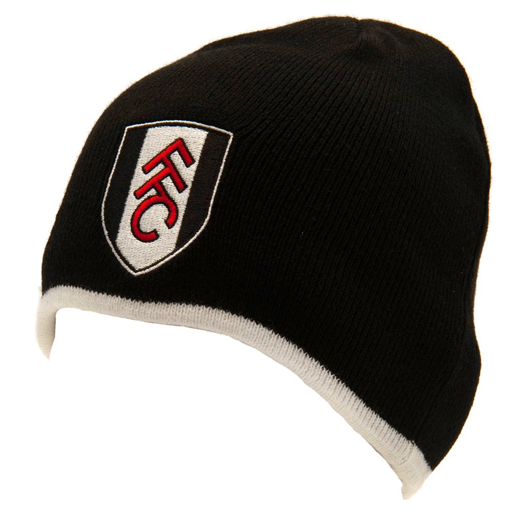 TM-00897-Fulham-FC-Beanie Official Fulham FC Black Beanie