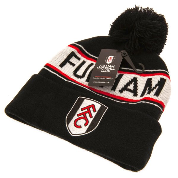 TM-00898-Fulham-FC-Ski-Hat-TX-2 Official Fulham FC Text Ski Hat