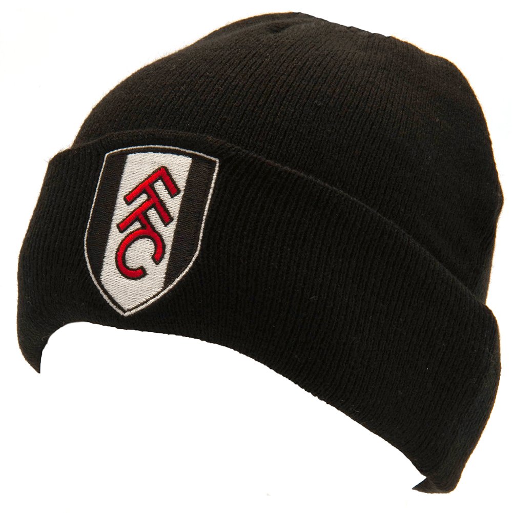 TM-00899-Fulham-FC-Cuff-Beanie Official Fulham FC Black Cuff Beanie