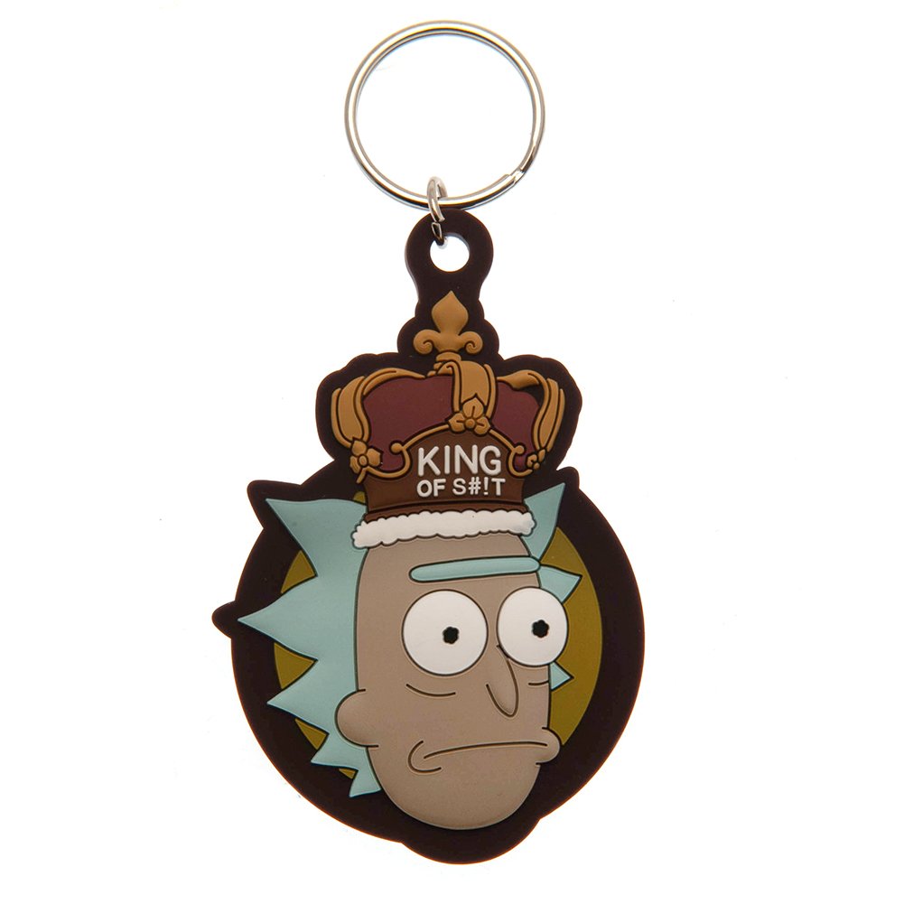 TM-00907-Rick-And-Morty-PVC-Keyring-King-Rick Official Rick And Morty King Rick PVC Keyring