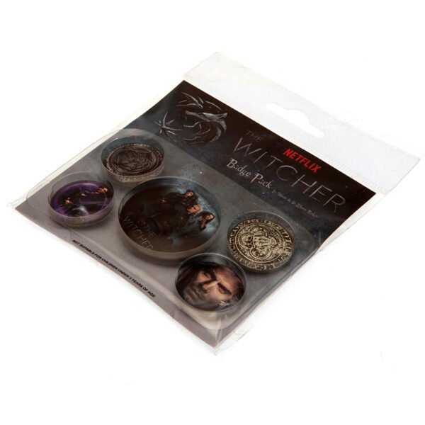 TM-00911-The-Witcher-Button-Badge-Set-2 Official The Witcher Button Badge Set