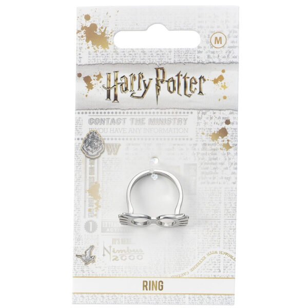 Official Harry Potter Stainless Steel Luna Spectrespecs Ring Medium