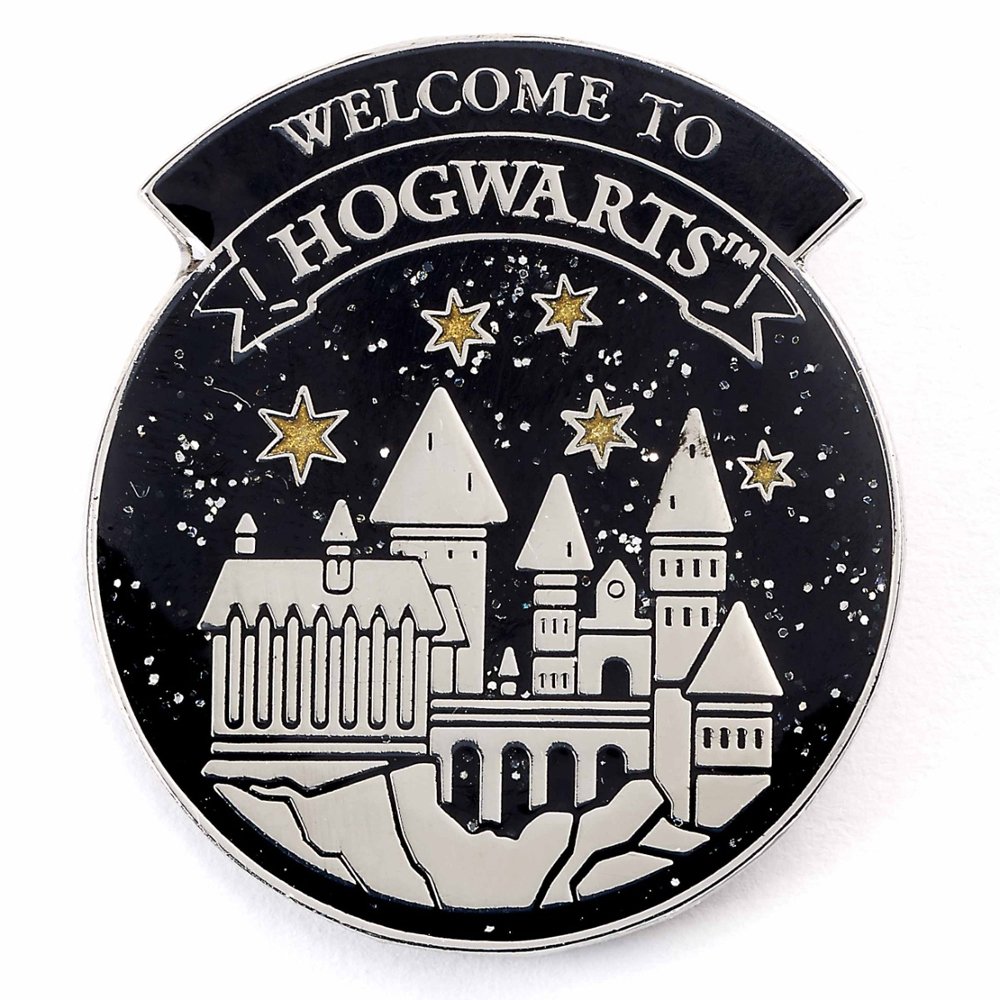 TM-00972-Harry-Potter-Badge-Hogwarts-Castle Official Harry Potter Hogwarts Castle Pin Badge