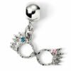Official Harry Potter Silver Plated Luna Spectrespecs Charm