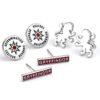 TM-00989-Harry-Potter-Silver-Plated-Earring-Set-Gryffindor Official Harry Potter Silver Plated Gryffindor Stud Earring Set