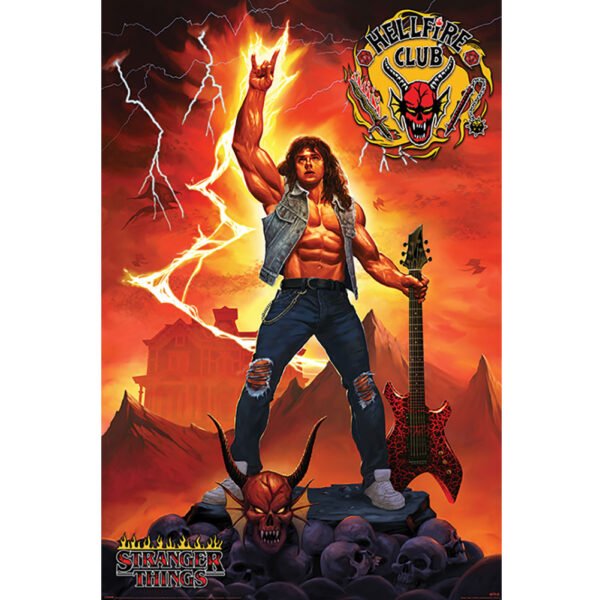 TM-01029-Stranger-Things-4-Poster-Hellfire-Club-195 Official Stranger Things 4 Poster Hellfire Club 195