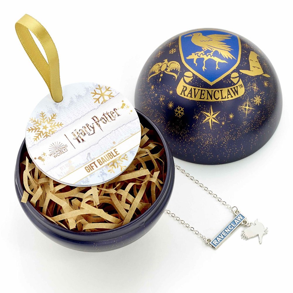 TM-01100-Harry-Potter-Christmas-Bauble-Necklace-Ravenclaw Official Harry Potter Christmas Gift Bauble Ravenclaw