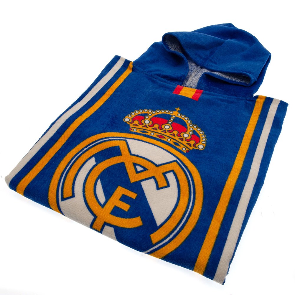 TM-01303-Real-Madrid-FC-Kids-Hooded-Poncho Official Real Madrid CF Kids Hooded Poncho