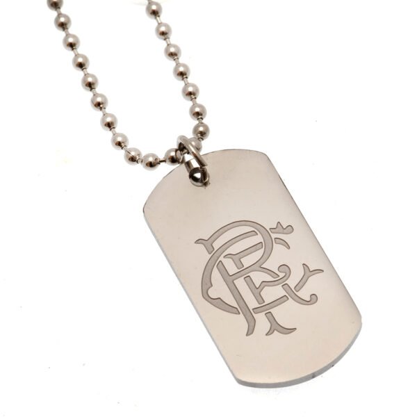 TM-01367-Rangers-FC-Engraved-Dog-Tag-Chain Official Rangers FC Engraved Dog Tag & Chain